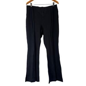 A628274 PEACE LOVE WORLD Ponte Split Hem Pants Black L